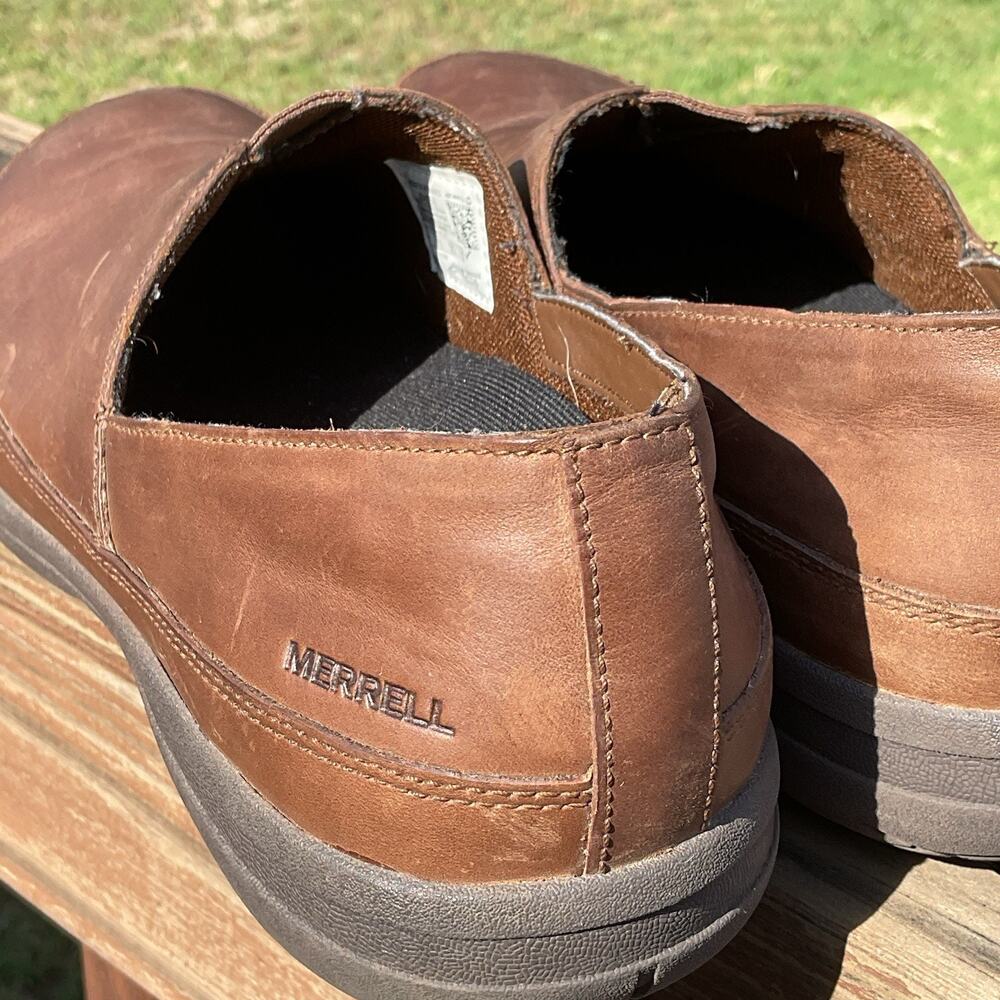 Merrell Womens Casual Comfort Slip-On Loafer Shoes Brown Size 11 - Picture 4 of 7